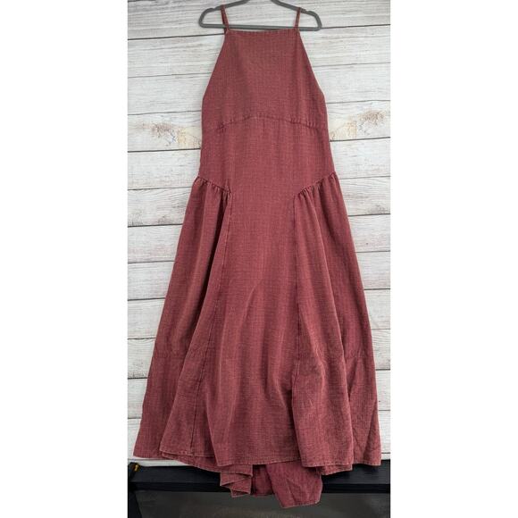 torrid Dresses & Skirts - Torrid Festi Open Tie Back Maxi Dress Womens 3X Red Burgundy NEW